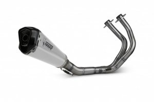 Full exhaust system 2x1 MIVV DELTA RACE Stainless Steel / Carbon cap
