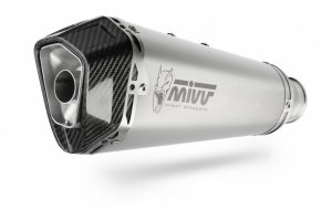 Full exhaust system 1x1 MIVV DELTA RACE Stainless Steel / Carbon cap