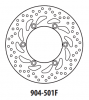 Brake disc GOLDFREN 904-501F front 260 mm