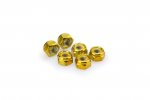 Nuts PUIG 0832G ANODIZED yellow M8 (6pcs)