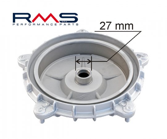 Brake drum RMS 225085040 rear