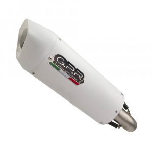 Full exhaust system GPR ALBUS EVO4 White glossy including removable db killer and catalyst