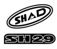 Stickers SHAD D1B29ETR red for SH29