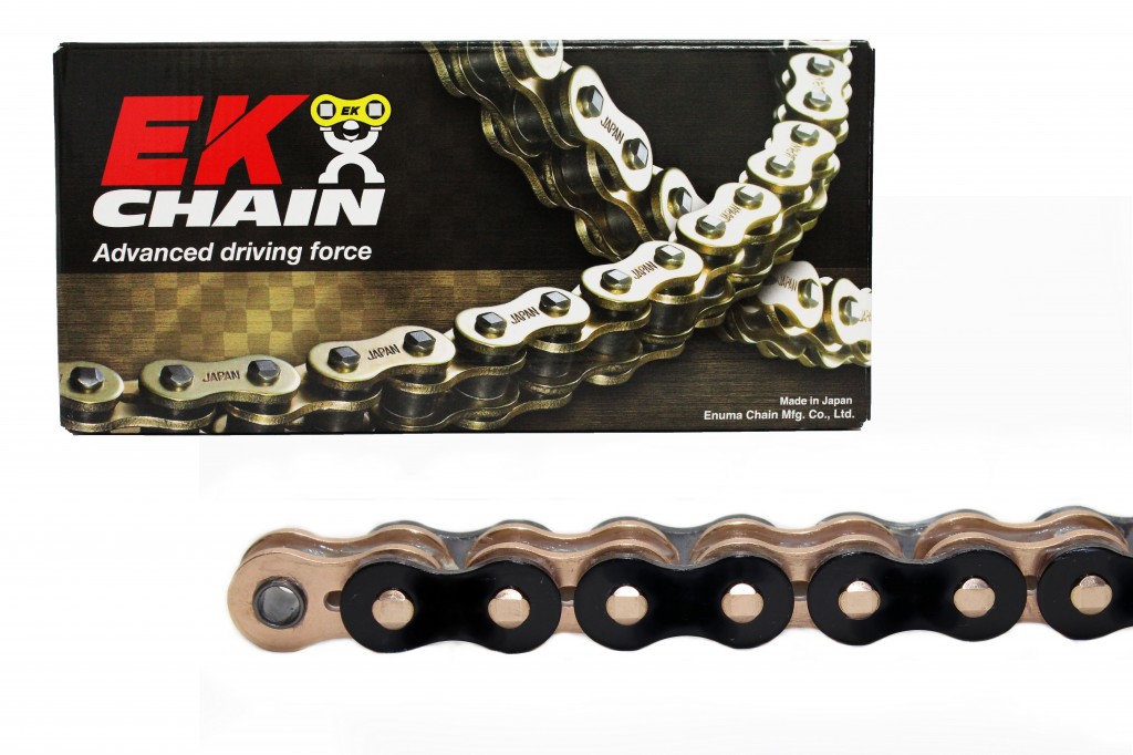 EK Motor Sport Rivet Connecting Link for 525 MVXZ2 Series Chain Gold 