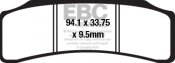 Brake pads EBC GPFAX673HH