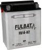 Conventional battery (incl.acid pack) FULBAT FB14-A2  (YB14-A2) Acid pack included