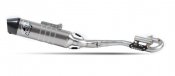 Full exhaust system 1x1 MIVV M.HO.027.LXC.F OVAL Stainless Steel / Carbon Cap