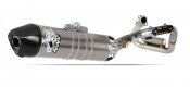 Full exhaust system 1x1 MIVV M.HO.032.LXC.F OVAL Stainless Steel / Carbon Cap
