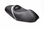 Comfort seat SHAD SHV0M2320 black/white, grey/blue seams