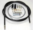 Universal throttle cable kit Venhill U01-4-100-CL 1,35m (2 stroke) Clear