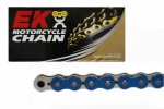 Premium QX-Ring chain EK 525 SRX 124 L Blue